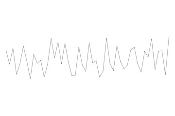 Line graph on white background