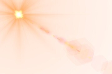 Blurry animated flare