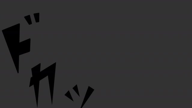 漫符　ドカッ　差分4種類　MOV