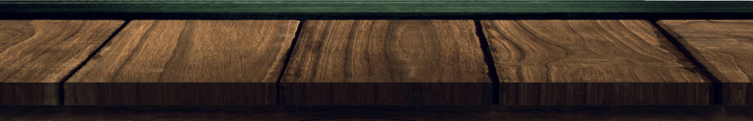 Planks with wood grain pattern