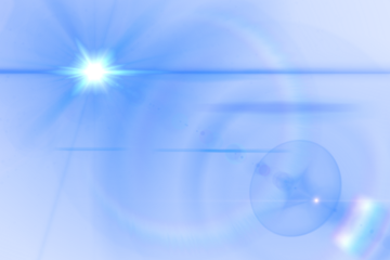 shining star on blue background