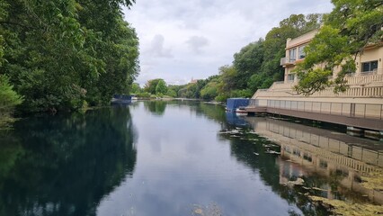 Fototapeta premium Meadow Lake, Texas is a small, rural community located in the northeastern part of the state, known for its peaceful surroundings and friendly locals.