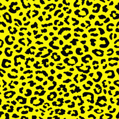 animal print. yellow leopard seamless pattern. abstract animal pattern. leopard print. good for fabric, textile, wallpaper, fashion design, summer dress, coat, fur, texture.