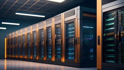 row of servers