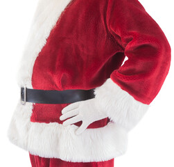 Santa Claus belly from the side