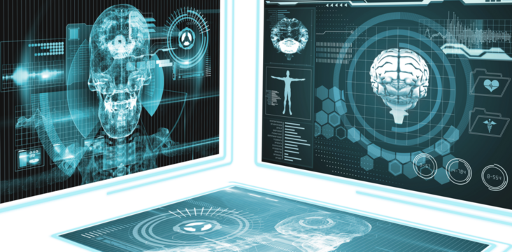 Composite image of different application interface