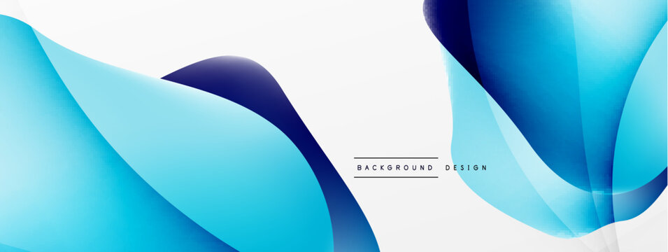 Fluid color abstract background. Liquid gradients, wave pattern. Trendy techno business template for wallpaper, banner, background or landing