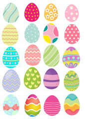 set of easter eggs 20 items 