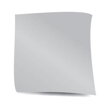 Digitally generated image of gray blank paper