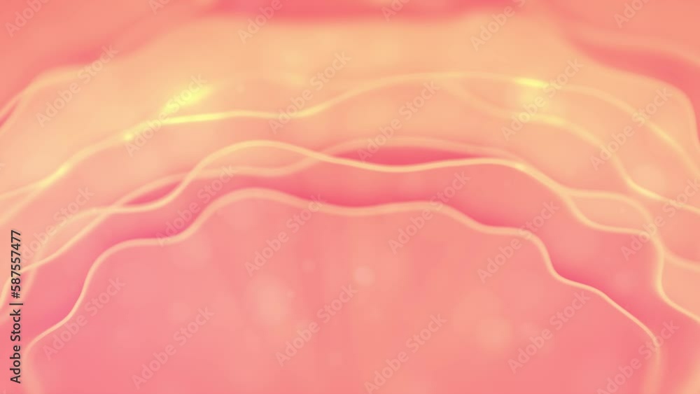 Poster bright yellow and violet abstract fervent gentle objects bokeh backdrop - loop video
