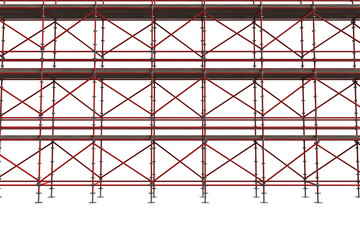 Obraz premium 3d metal grate against white background
