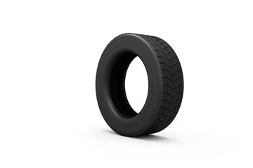 Three dimensional of rubber tyre