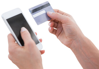 Person using smartphone