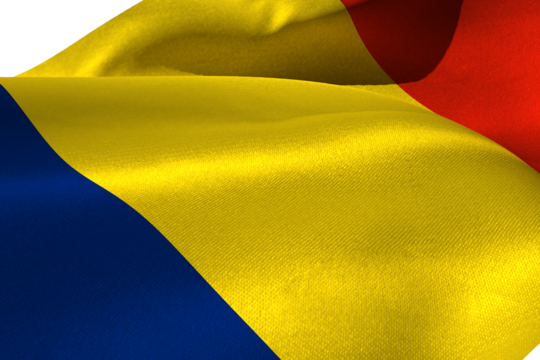 Cropped Romanian flag