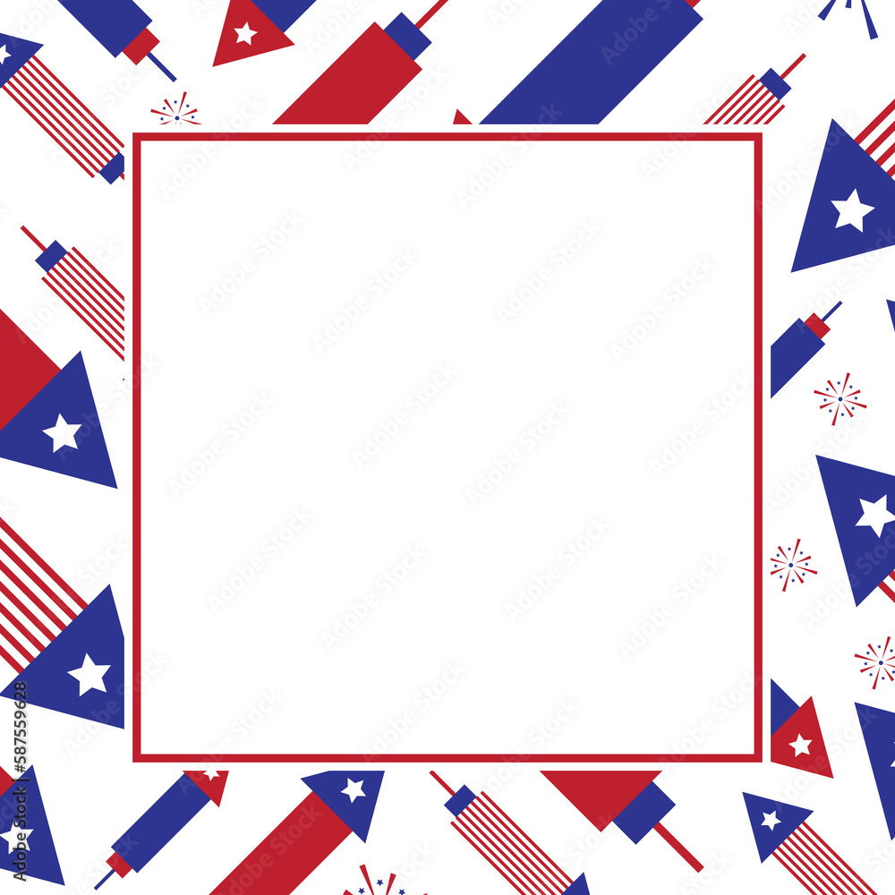 Poster digitally composite image of blank picture frame
