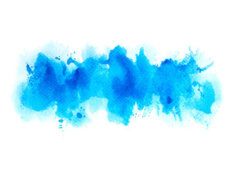blue watercolor.