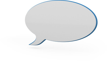 Speech bubble symbol