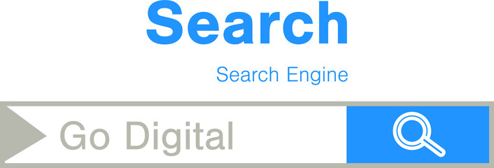 Graphic image of search engine page