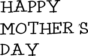 Text of happy mothers day