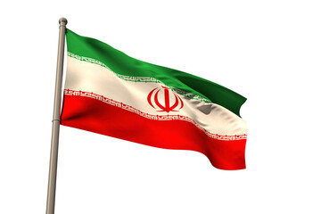 Naklejka premium Iran national flag