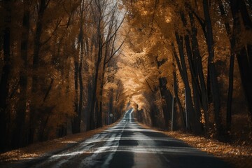 road in the forest