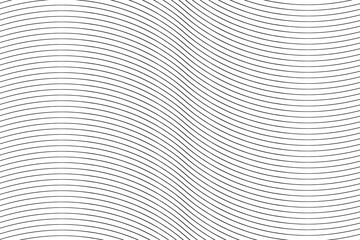 abstract monochrome seamless curved wavy lines pattern design.