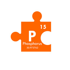 phosphorus icon set. vector template illustration  for web design