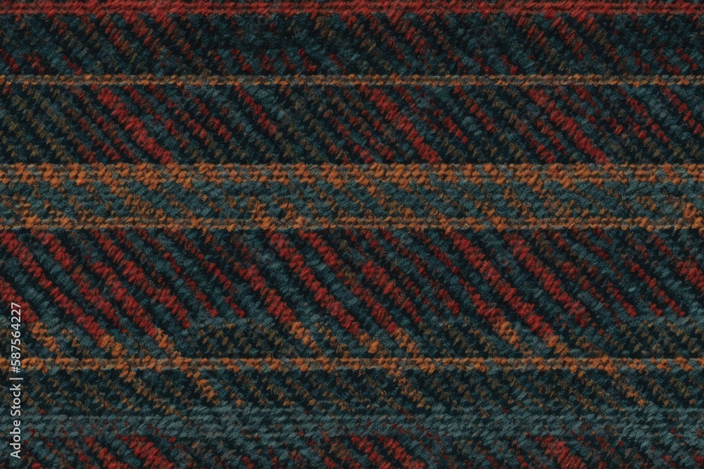Poster monochromatic blanket with a textured pattern. Generative AI