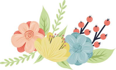 Bunch of flowers icon