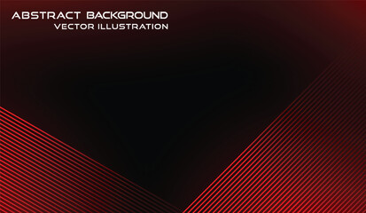 Abstract red line background vector illustration