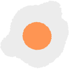 Icon cartoon cute breads and coffee egg flower colorful note template portfolio design by me no background