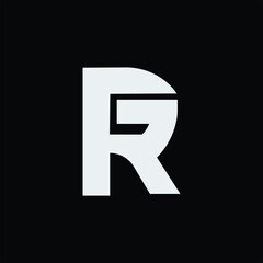 FR logo design initial icon