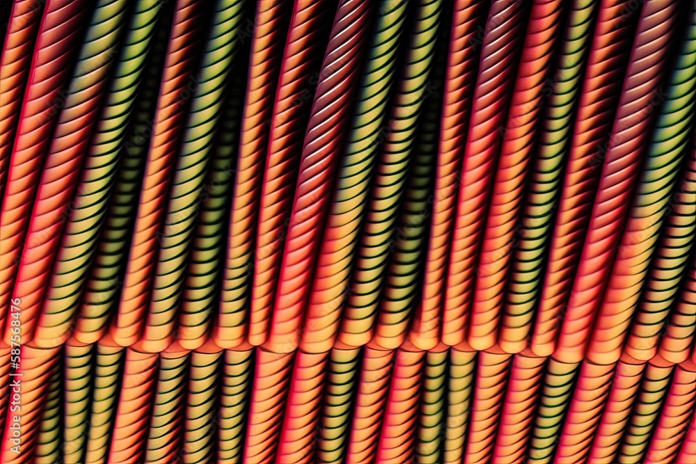 Poster straw texture up close for a sip generative ai