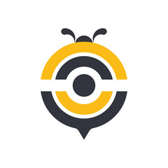 Bee Logo Template vector