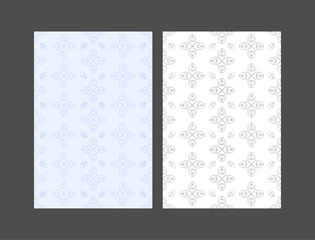 Set Of Abstract Ornament Decorative Background Vector