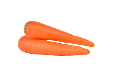 fresh carrots isolated on  transparent png
