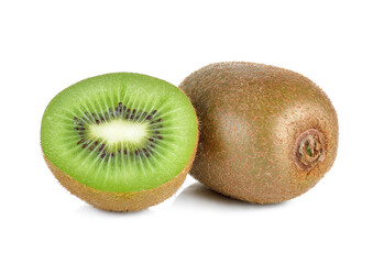 Juicy kiwi fruit isolated on   transparent png