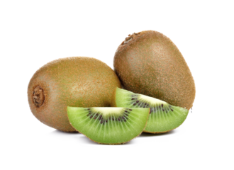 kiwi fruit isolated on  transparent png