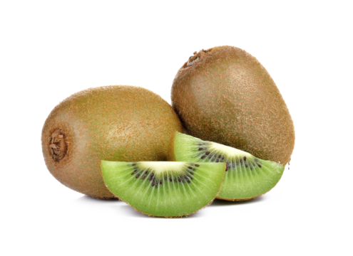 kiwi fruit isolated on  transparent png