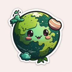 green planet earth