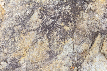 walls in a mountain cave, natural stone, cut structure, material for construction work and design solutions.