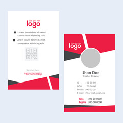 Creative Templates Business Card. Red Business Cards. Professional and elegant abstract card templates perfect for your company and job title. vector design templates. clean business cards.