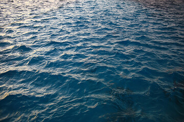 abstract blue background water surface in the sea