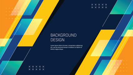 Abstract geometric shapes background design