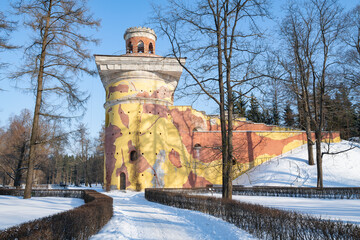 View of the ancient pavilion 