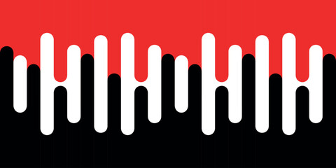 Fototapeta premium abstraction of black and red paint on the wall, vector stains