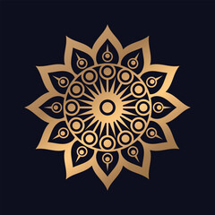 Beautiful mandala background design vector