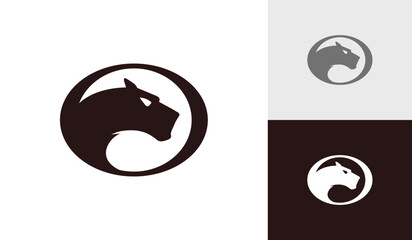 Panther head logo design