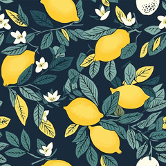 Tangy Lemons - Abstract Background
