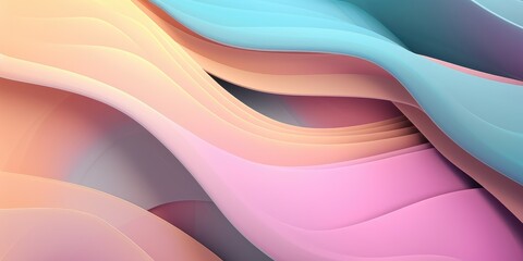 Abstract colorful background in soft pastel colors. Generative AI